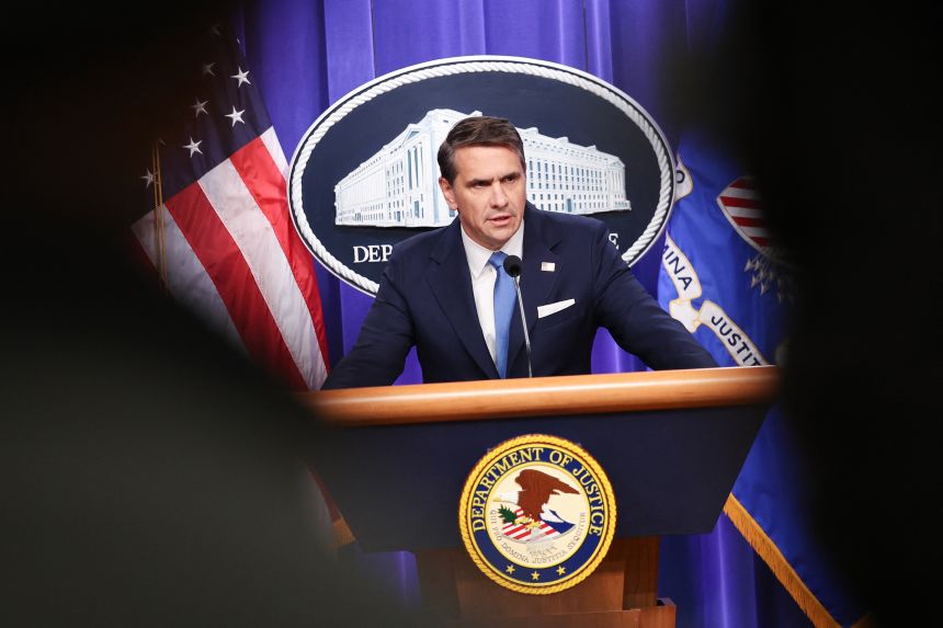 Official photo of Todd Blanche, Deputy Attorney General